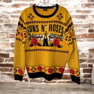 Guns N' Roses Ugly Christmas Sweater Size Large